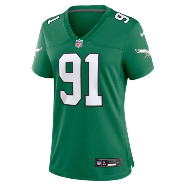 Fletcher Cox Philadelphia Eagles Nike Women's Alternate Game Jersey - Kelly Green