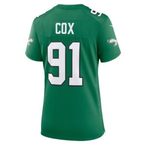 Fletcher Cox Philadelphia Eagles Nike Women's Alternate Game Jersey - Kelly Green