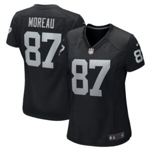 Women's Las Vegas Raiders Foster Moreau Nike Black Game Jersey