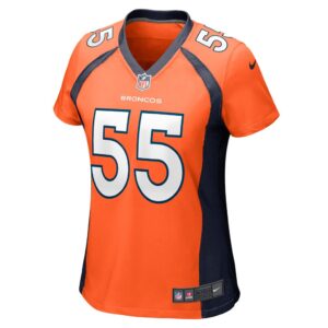 Frank Clark Denver Broncos Nike Women's Team Game Jersey - Orange