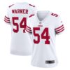 Women's San Francisco 49ers Fred Warner Nike White Player Game Jersey