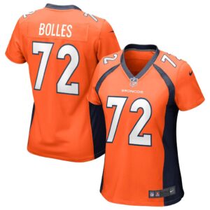 Women's Denver Broncos Garett Bolles Nike Orange Game Jersey