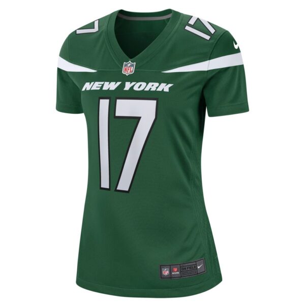 Women's New York Jets Garrett Wilson Nike Gotham Green Player Game Jersey