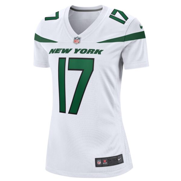 Women's New York Jets Garrett Wilson Nike White Game Player Jersey