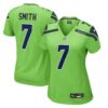 Geno Smith Seattle Seahawks Nike Women's Game Jersey - Neon Green