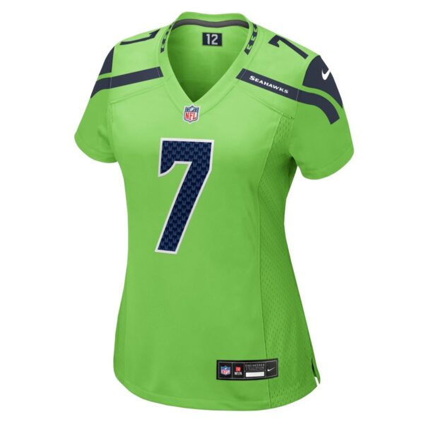 Geno Smith Seattle Seahawks Nike Women's Game Jersey - Neon Green