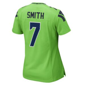 Geno Smith Seattle Seahawks Nike Women's Game Jersey - Neon Green