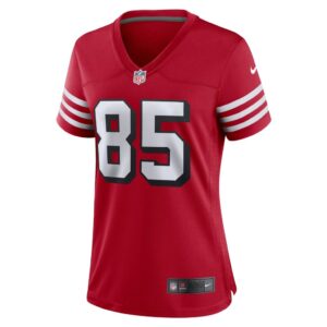 George Kittle San Francisco 49ers Nike Women's Alternate Player Game Jersey - Red