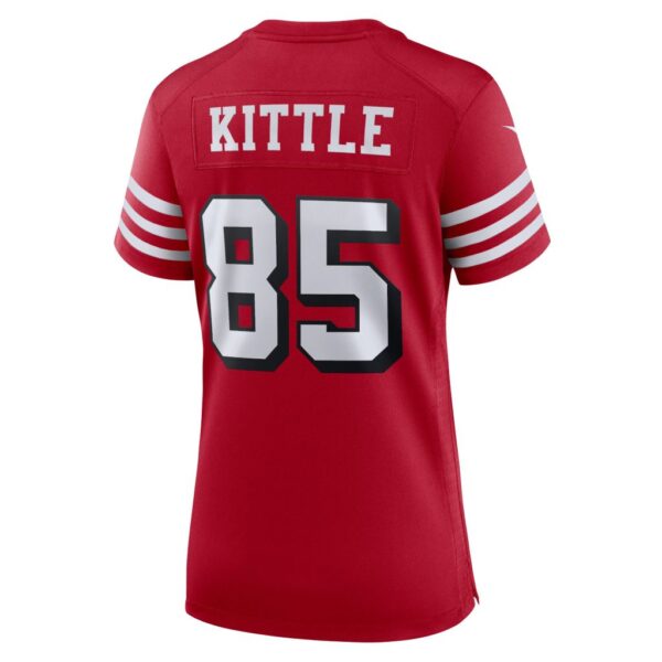 George Kittle San Francisco 49ers Nike Women's Alternate Player Game Jersey - Red