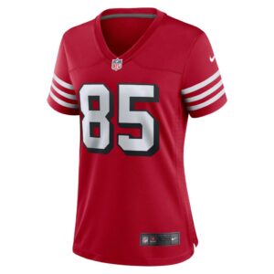 Women's San Francisco 49ers George Kittle Nike Scarlet Alternate Game Jersey