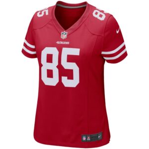 Women's San Francisco 49ers George Kittle Nike Scarlet Game Player Jersey