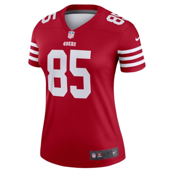 Women's San Francisco 49ers George Kittle Nike Scarlet Legend Jersey