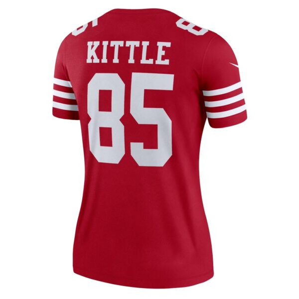 Women's San Francisco 49ers George Kittle Nike Scarlet Legend Jersey