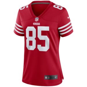 Women's San Francisco 49ers George Kittle Nike Scarlet Player Game Jersey