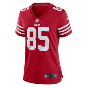 Women's San Francisco 49ers George Kittle Nike Scarlet Team Game Player Jersey