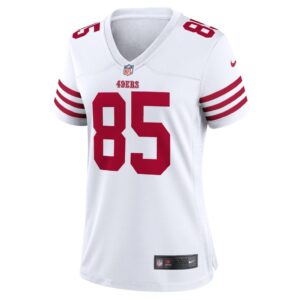 Women's San Francisco 49ers George Kittle Nike White Player Game Jersey