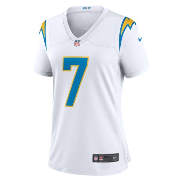 Women's Los Angeles Chargers Gerald Everett Nike White Game Player Jersey