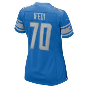 Women's Detroit Lions Germain Ifedi Nike Blue Team Game Jersey