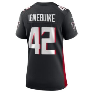 Godwin Igwebuike Atlanta Falcons Nike Women's Game Jersey - Black