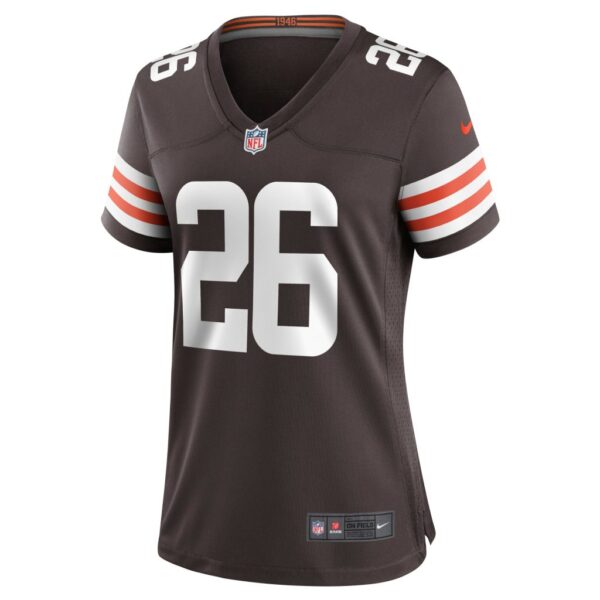 Women's Cleveland Browns Greedy Williams Nike Brown Game Jersey