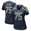 Women's Seattle Seahawks Greg Eiland Nike College Navy Game Jersey