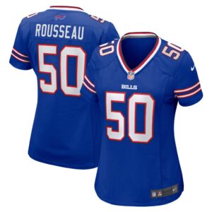 Women's Buffalo Bills Gregory Rousseau Nike Royal Game Jersey