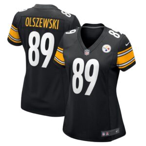 Women's Pittsburgh Steelers Gunner Olszewski Nike Black Game Player Jersey