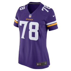 Hakeem Adeniji Minnesota Vikings Nike Women's Team Game Jersey - Purple