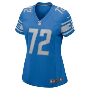 Women's Detroit Lions Halapoulivaati Vaitai Nike Blue Game Jersey