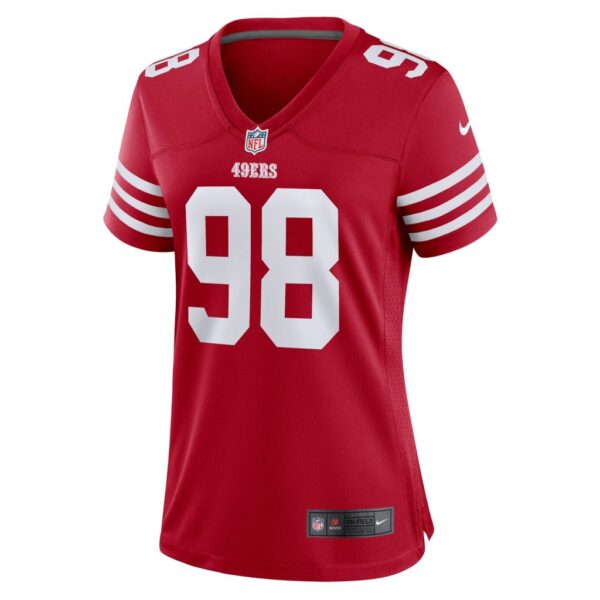 Women's San Francisco 49ers Hassan Ridgeway Nike Scarlet Game Player Jersey