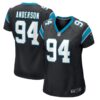 Women's Carolina Panthers Henry Anderson Nike Black Game Player Jersey