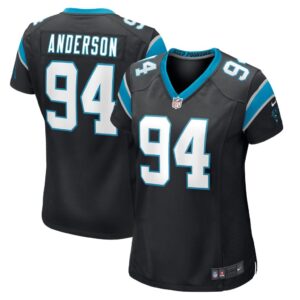 Women's Carolina Panthers Henry Anderson Nike Black Game Player Jersey