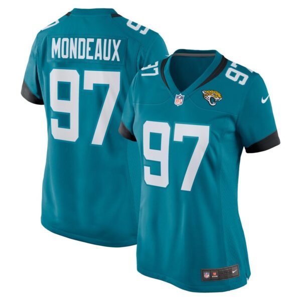 Henry Mondeaux Jacksonville Jaguars Nike Women's Game Jersey - Teal