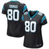 Women's Carolina Panthers Ian Thomas Nike Black Game Jersey