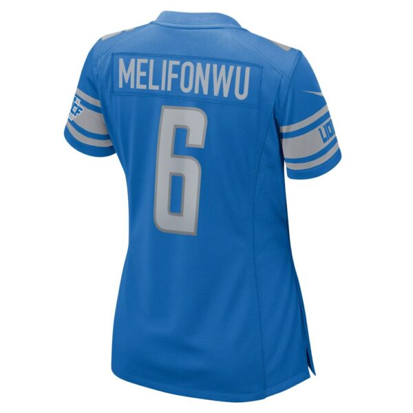 Ifeatu Melifonwu Detroit Lions Nike Women's Team Game Jersey - Blue