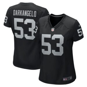 Isaac Darkangelo Las Vegas Raiders Nike Women's Team Game Jersey - Black