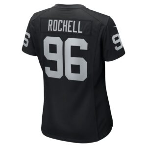 Isaac Rochell Las Vegas Raiders Nike Women's Team Game Jersey - Black