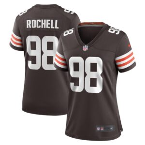 Women's Cleveland Browns Isaac Rochell Nike Brown Game Player Jersey