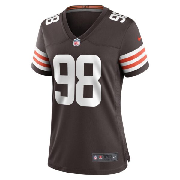 Women's Cleveland Browns Isaac Rochell Nike Brown Game Player Jersey