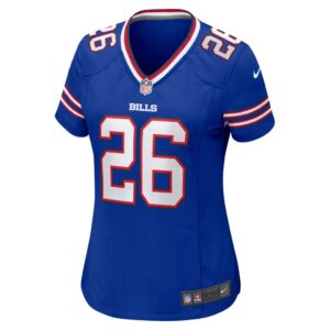 Women's Buffalo Bills Isaiah Bowser Nike Royal Team Game Jersey