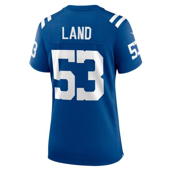 Isaiah Land Indianapolis Colts Nike Women's Team Game Jersey - Royal