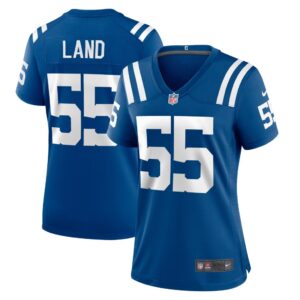 Isaiah Land Indianapolis Colts Nike Women's Team Game Jersey - Royal