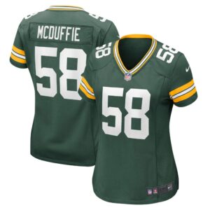 Women's Green Bay Packers Isaiah McDuffie Nike Green Nike Game Jersey