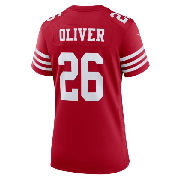 Isaiah Oliver San Francisco 49ers Nike Women's Game Jersey - Scarlet