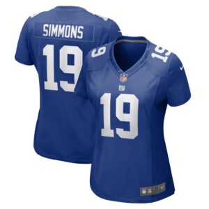 Isaiah Simmons New York Giants Nike Women's Team Game Jersey - Royal