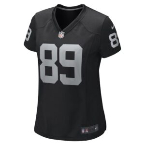 Women's Las Vegas Raiders Isaiah Zuber Nike Black Game Player Jersey