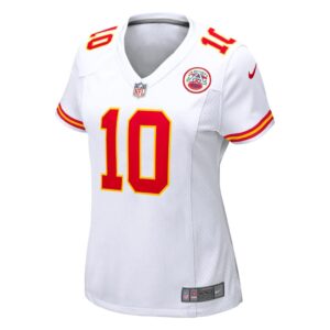 Women's Kansas City Chiefs Isiah Pacheco Nike White Away Game Player Jersey