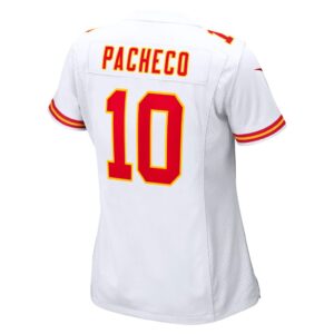 Women's Kansas City Chiefs Isiah Pacheco Nike White Away Game Player Jersey