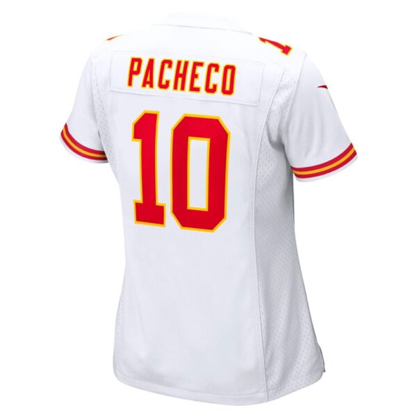 Women's Kansas City Chiefs Isiah Pacheco Nike White Away Game Player Jersey