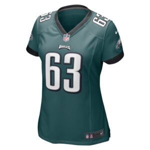 Women's Philadelphia Eagles Jack Driscoll Nike Midnight Green Game Jersey